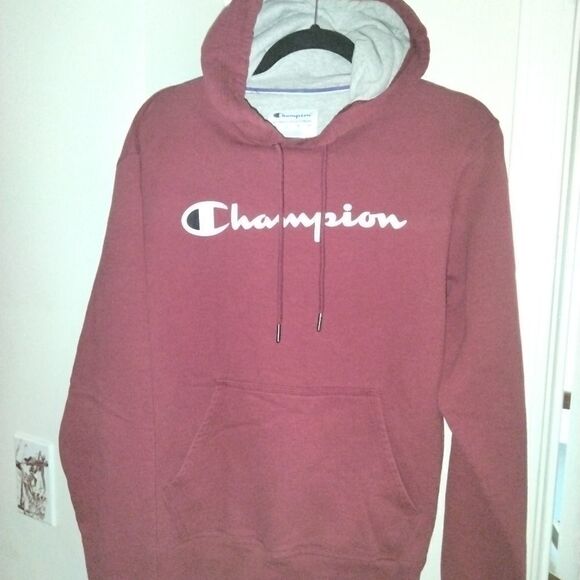 Champion Spellout Hoodie  - Picture 1 of 4